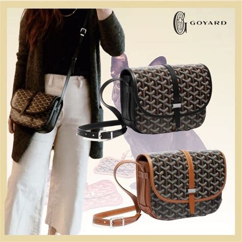 goyard belvedere pm outfit|goyard belvedere pm price.